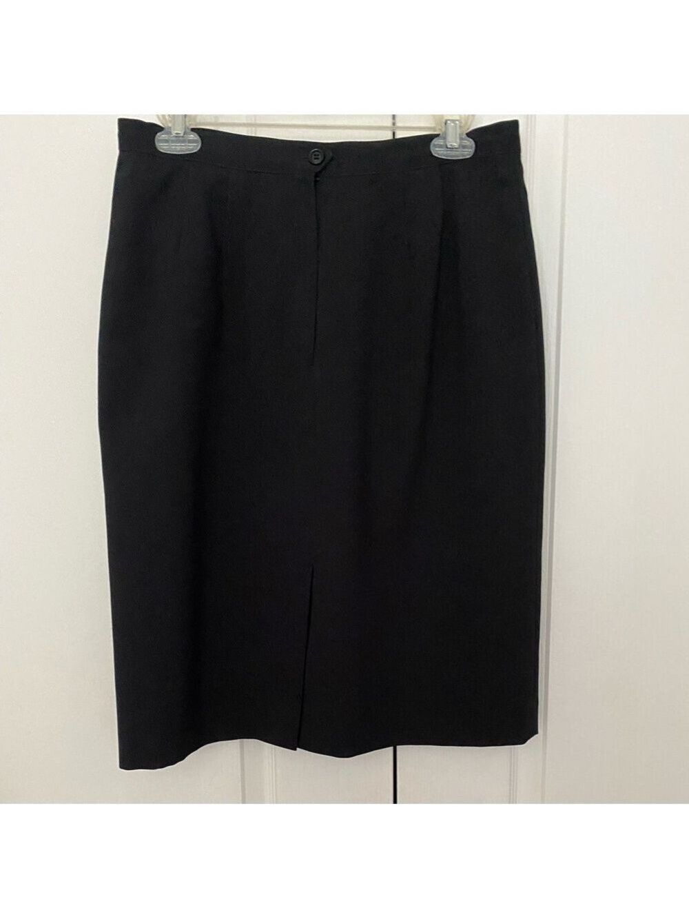 Kasper Black A-Line Skirt | Size 12 | Classic Workwear Staple - Picture 4 of 6